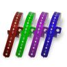 Buy cheap Plastic Vinyl Personalised Event Wristbands Secure Elastic Reflective from wholesalers