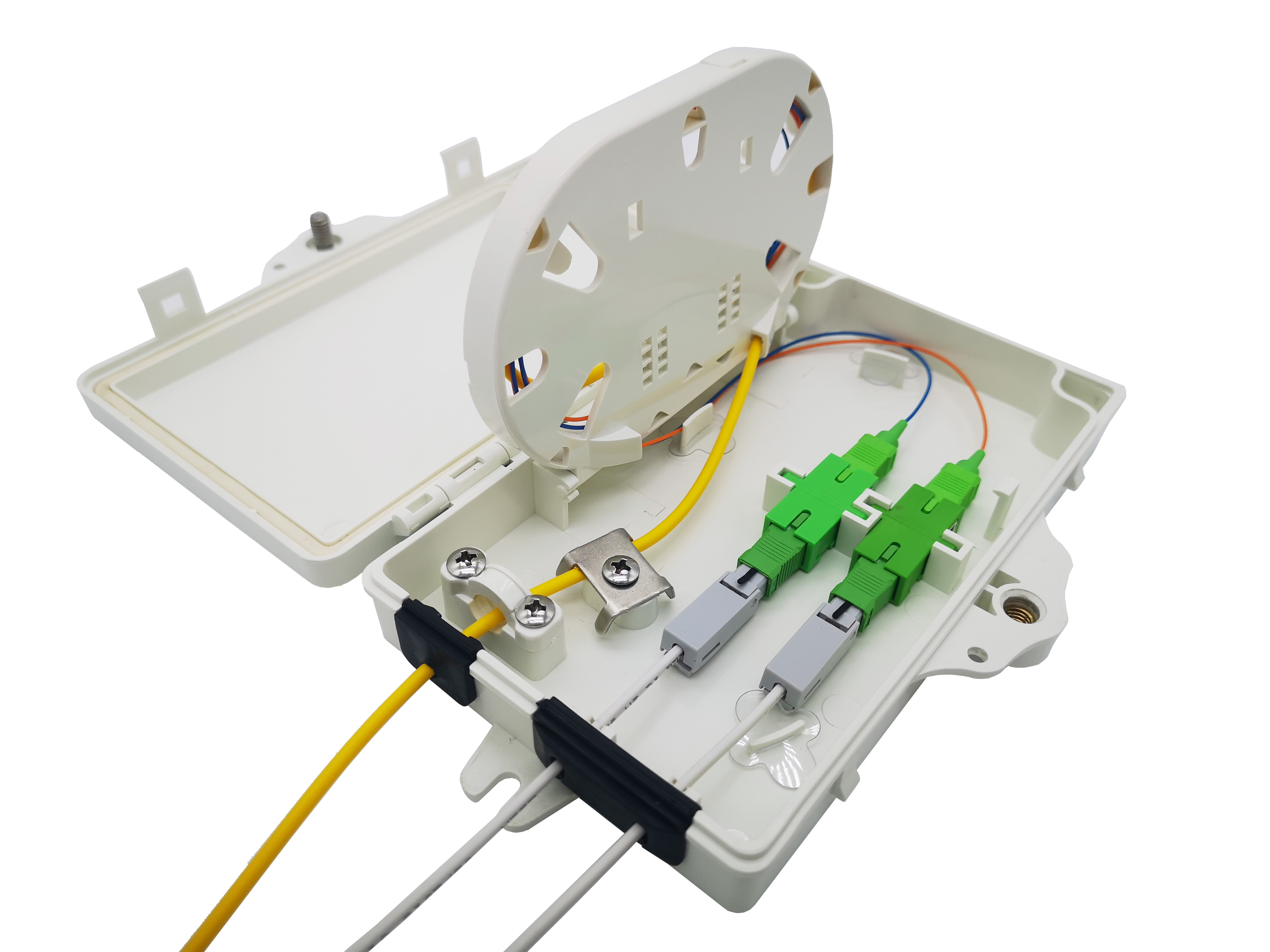 Fiber termination box 2cores
