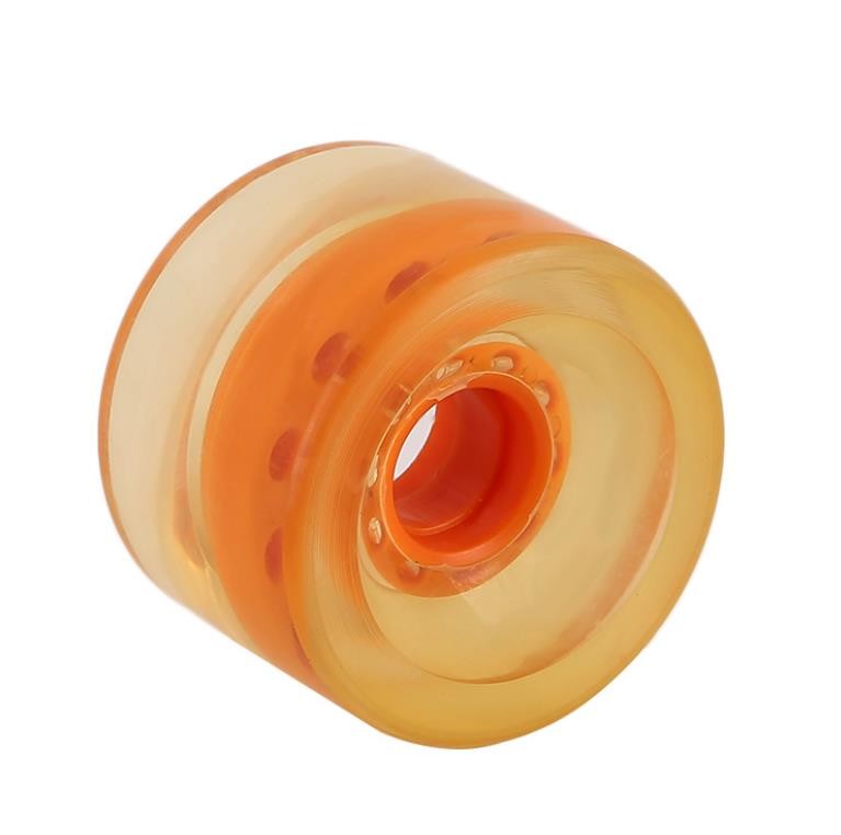 70mm Polyurethane Skate Wheels With Led Flashing Clear Type