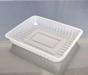 China 190 X 150 X 30MM PP Disposable Plastic Food Trays Disposable Meal Tray on sale