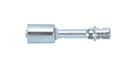 Auto A/C Hose Clamp Straight Connector With R134a Refrigerant Valve/Through Pipe Aluminium Fittings with R134a Valve