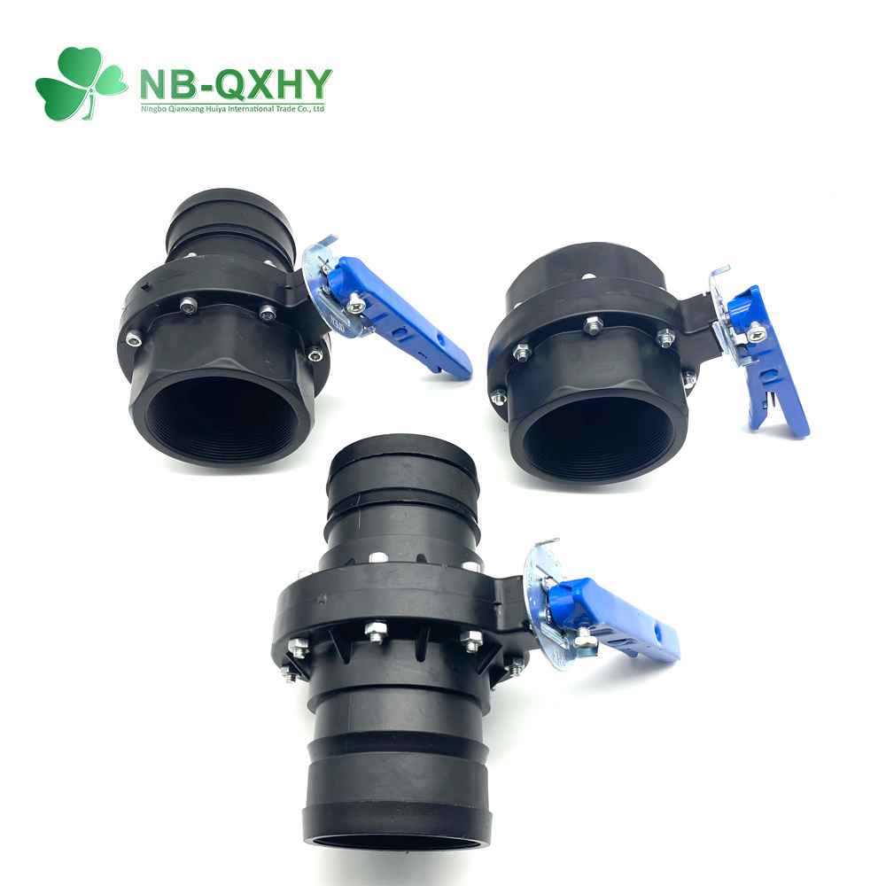 Anti-UV Agricultural Irrigation PE Butterfly Valve for Farm Irrigation Drip