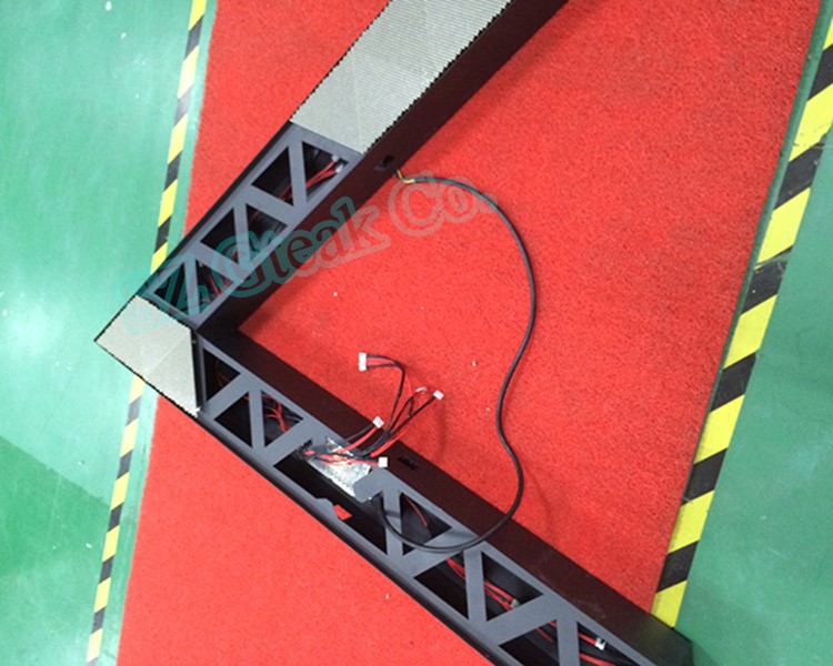 3D effect full color led dj booth
