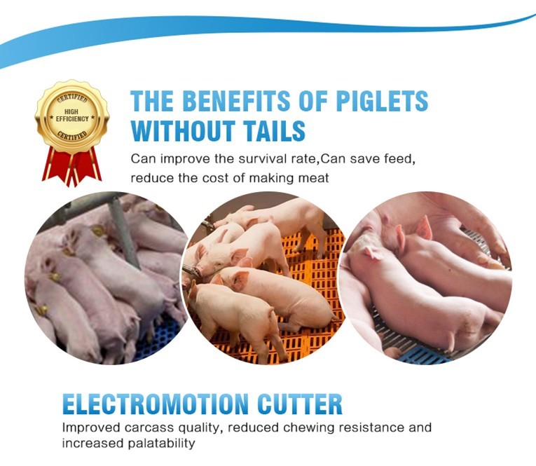 Veterinary Swine Electric Pig Tail Cutter Bloodless Scissor