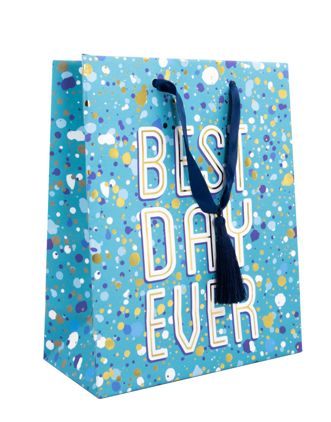 Custom Graffiti Boutique Clothing Recycled Paper Bags With Handles