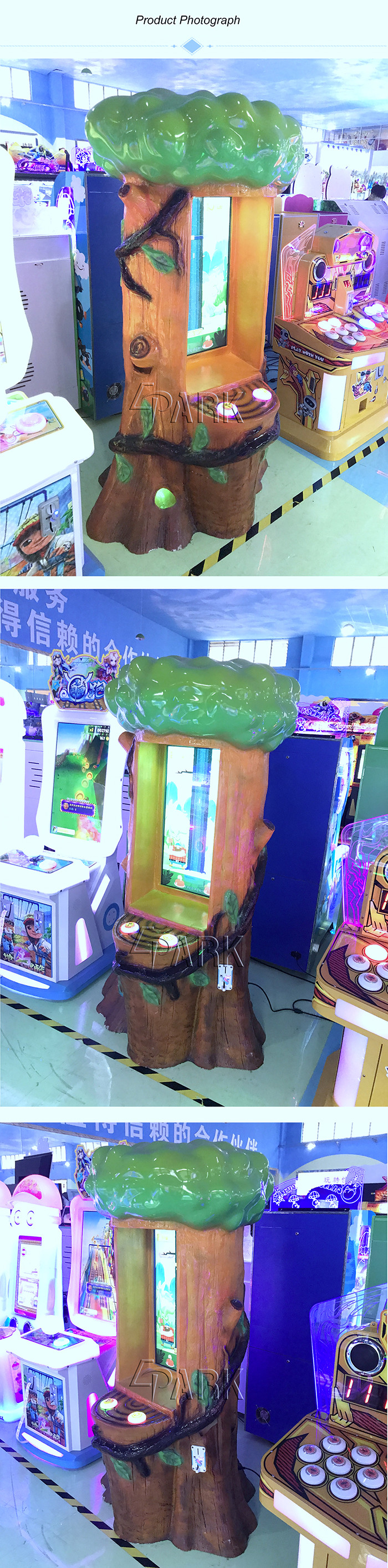 High Revenue Timberjack Lottery Machine / Flying Ticket Arcade Games