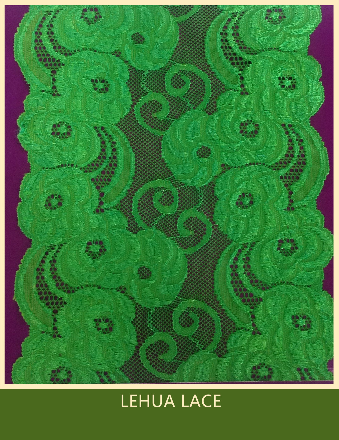 Hot Selling and nice quality Nylon Spandex Stretchy Brazil Lace from China