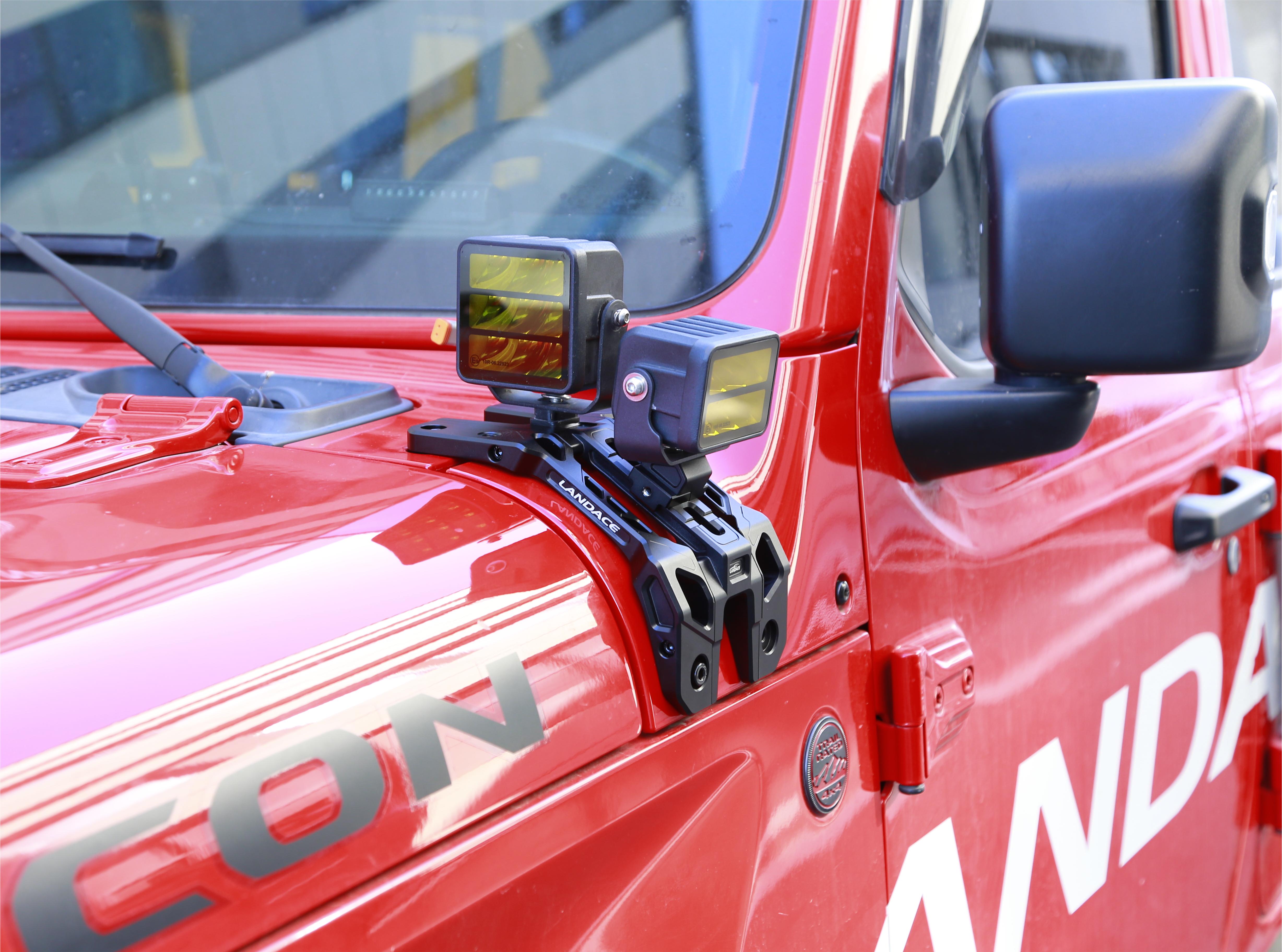 2021-Off-Road Design Light Mounting Brackets for Wrangler CNC Machined OE NO. Bracket