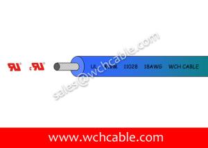  600V mPPE Wire UL11028 18AWG STR 34/0.178 OD1.8mm Black Manufactures