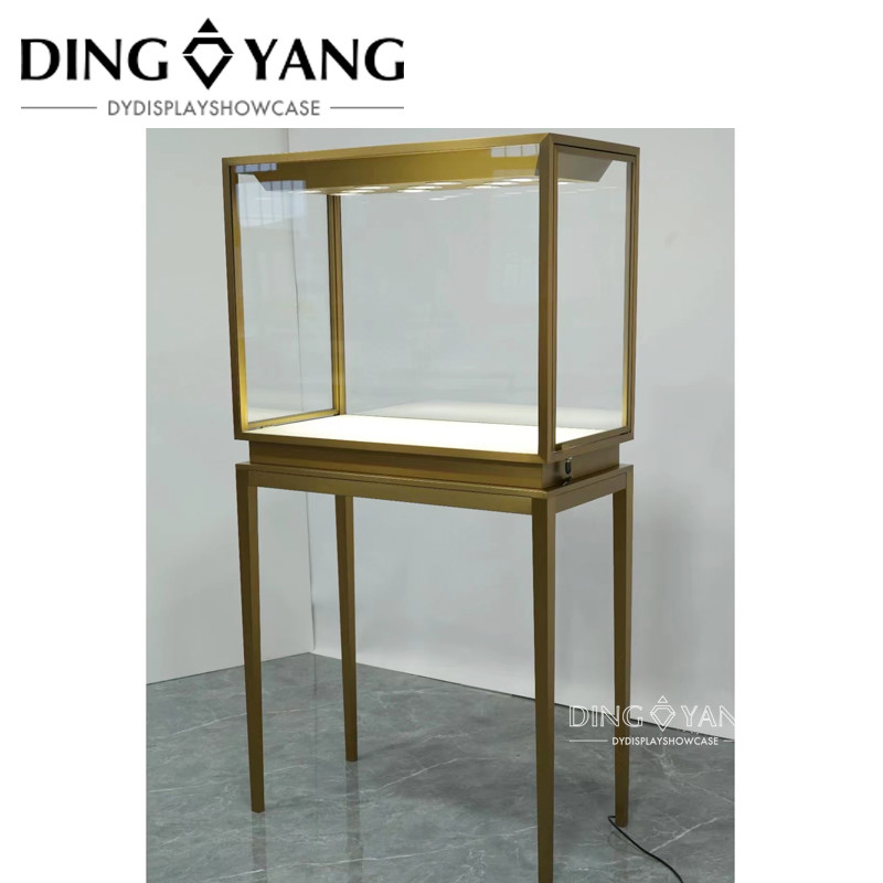 Standing Jewelry Display Case No Installation And Ships Fully Assembled
