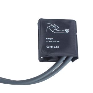 Bag Packaging Pediatric NIBP Cuff Made Of Nylon Material With Double Tube 13.8