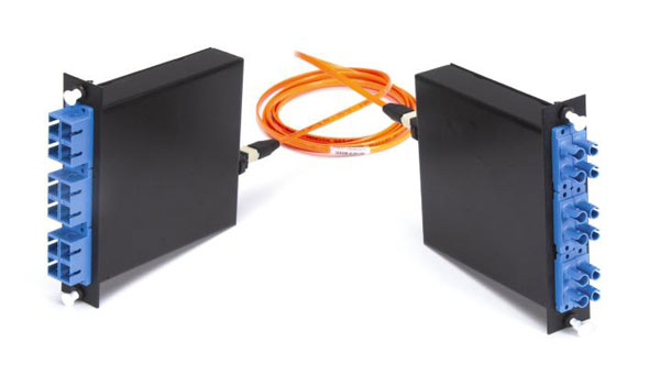 High Density Fiber Optic FTTH MPO MTP Modular Cassette Box for Network Optimization