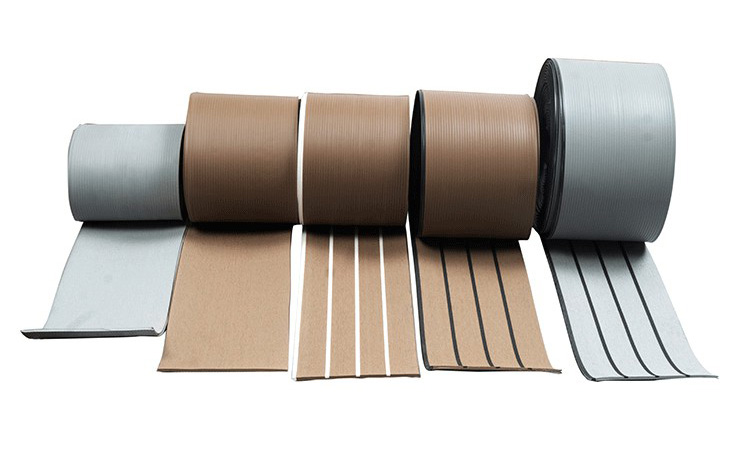 19 cm Width Rubber Marine Synthetic PVC Anti-slip Soft Waterproof Boat/Yacht Deck Floor