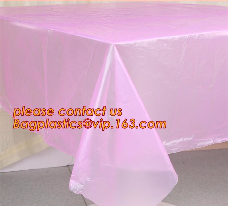 WHOLESALE DISPOSABLE PE PRINTED POLKA DOTS PARTY TABLE CLOTH, TABLE COVER,1PCS/BAG,600BAGS/CTN,SEASONAL PACKAGING TPU EV