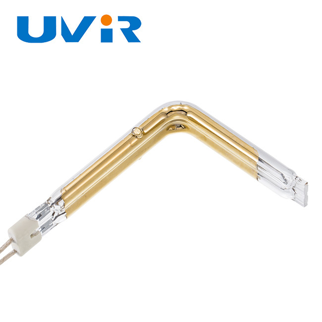 Gold Halogen L Shape Heating Element 1050W 230V For Industrial