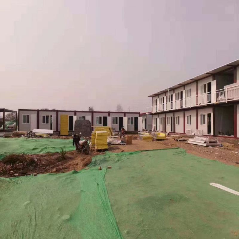 Office Building 2 Bedroom Prefabricated Folding Expandable Container House