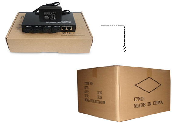 Intelligent Fiber To Ethernet Media Converter 10/100/1000M Single Mode multimode