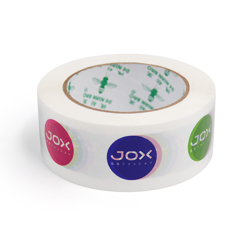 Custom Self Adhesive Logo Coloured Tape With Brand Logo For Packing