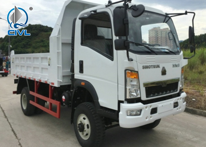 Homan 4x4 All Wheel Drive Dump Truck 10-12 Tons Tipper Truck 130hp