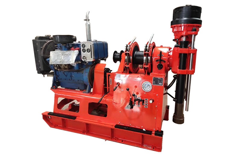 Engineering 150m Depth Core Drill Rig Hydraulic Diesel Powered
