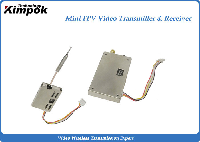  Mini Analog Video Sender , 5.8Ghz CCTV Video Transmitter And Receiver DC 12V Manufactures