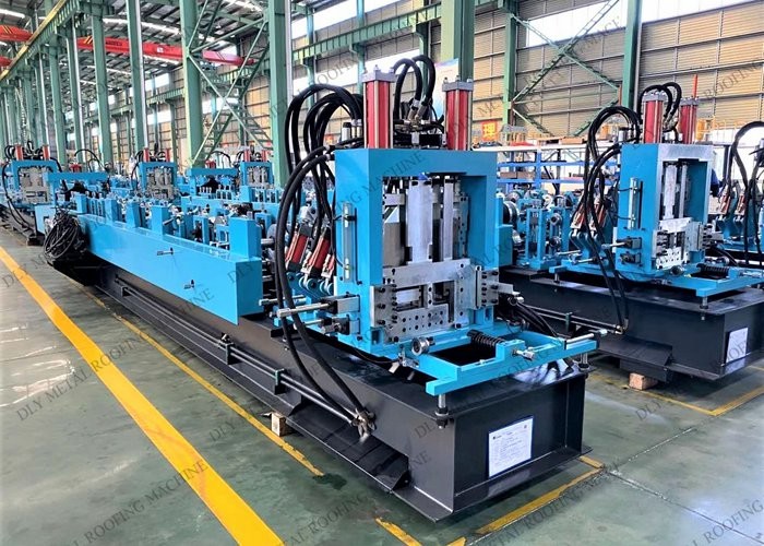 15kw Automatic C Purlin Roll Former 380V Z Purlin Machine