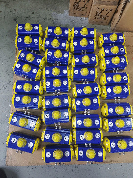 wuxi pneumatic actuator 90 degree air rotary actuator control ball valves