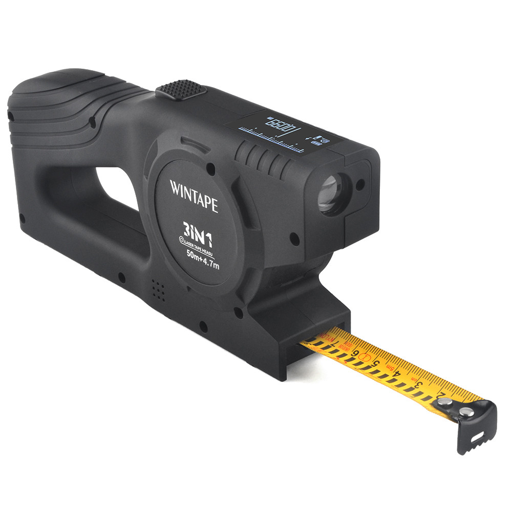 Wintape Popular Product Advanced Laser Technology Measure Tool Digital Display Tape Measure With Laser Distance measure