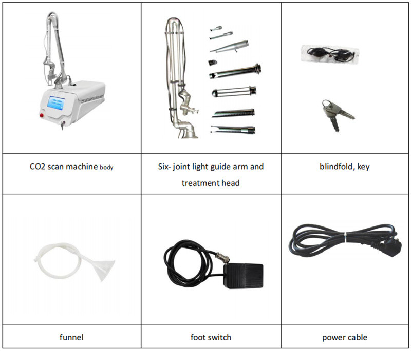 Portable 10600nm Fractional Co2 Laser Machine Scar Acne Removal Beauty