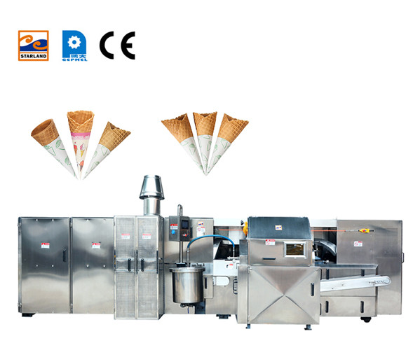 Multifunctional Automatic Cone Production Line , 89 Pieces Of Cast Iron Baking Template.