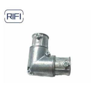 1/2" TO 1" Zinc Die Cast EMT To EMT Capped Corner Coupling for emt conduit
