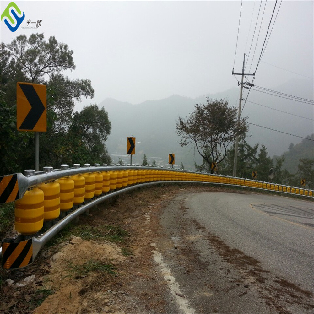 Roadway Traffic Safe Rolling Type Safety EVA Roller Barrier Roller Crash Barrier