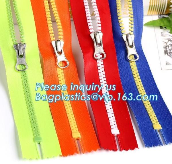 promotional nice design t slider 100% airtight tape waterproof zipper, Double