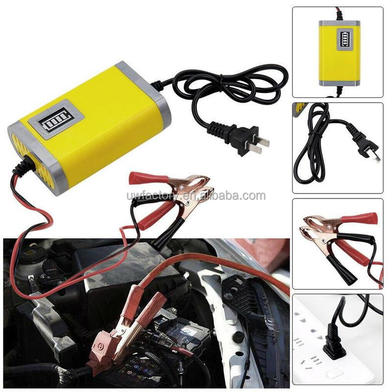 Fast Charging 12V 6A EU/US/UK/AU Intelligent Recognition/Pulse Repair Lead Acid Battery Charger with Output Power of 125W