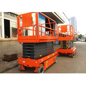Buy cheap Electronic Driven Scissor Lift Aerial Work Platform Extendable Lift Height 11.8m from wholesalers
