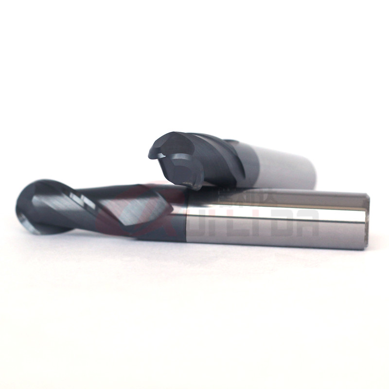 12mm Spherical Ball Nose End Mills For Steel Two Flutes 24mm