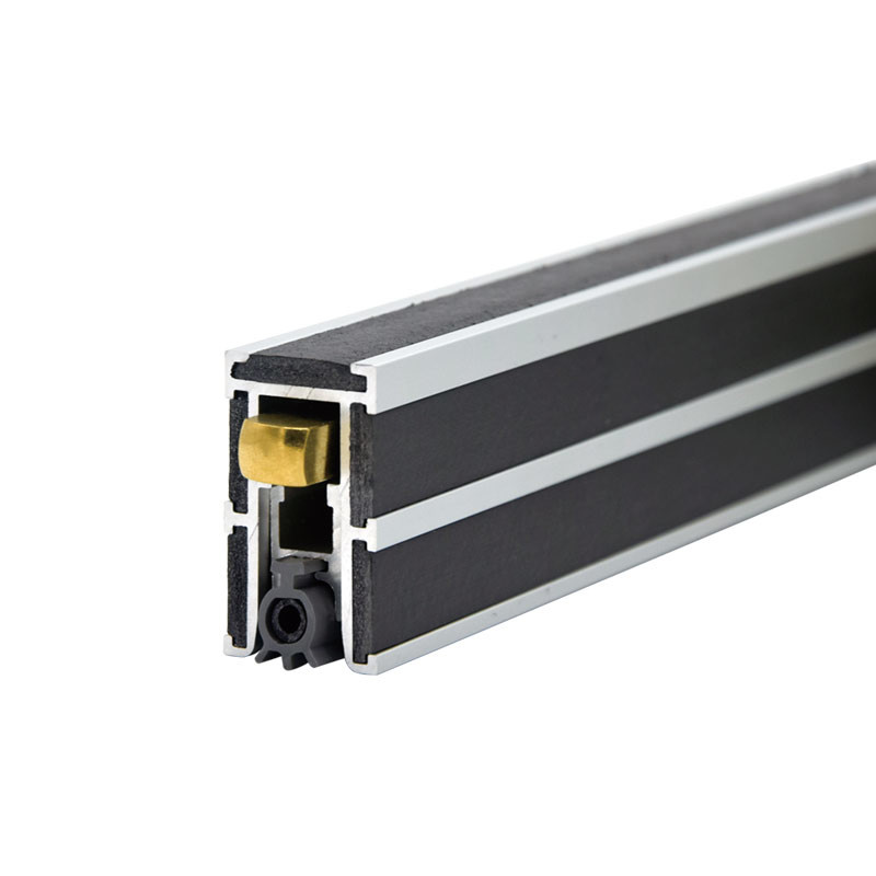 Aluminium Alloy Automatic Door Bottom Seals With Fireproof Strips Seals
