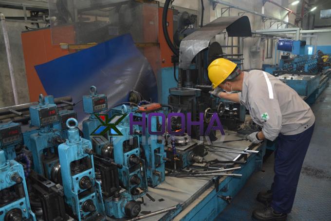 Horizontal ERW Steel Tube Mill Pipe Making Machine Easy To Operation