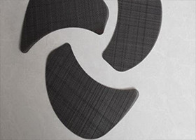 Decorative Powder Black Wire Cloth , Black Coated Welded Wire Fence