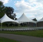 Ez Up Luxury Spring Top Marquee , Stable Pagoda Canopy Tent Fire Retardant