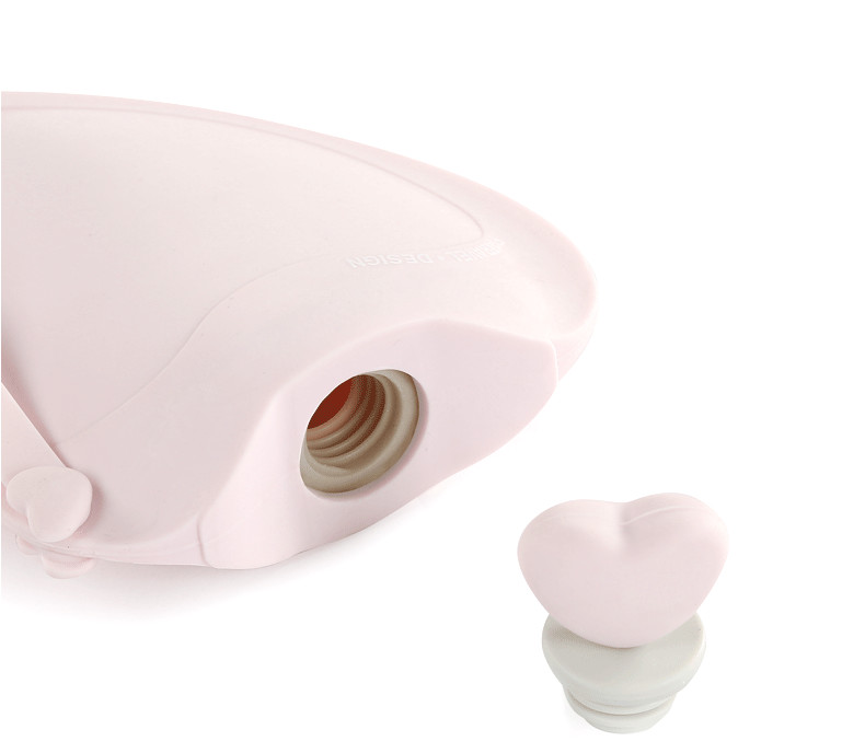 Love Small Silicone Hot Water Bottle Bag With Knited Cover For Pain Relief Waist Back Neck Menstrual Cramps