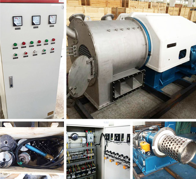 SS316L Salt Centrifuge Dewatering Machine Automatic Continuous 2 Stage