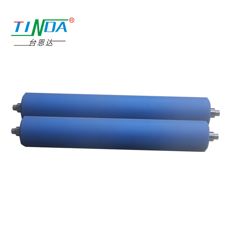Low Noise Industrial Rubber Roller Rubber Pressure Roller Wear Resisting