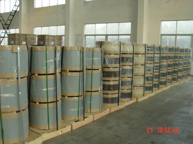 AA3105 H24 Temper 14" - 355mm Width 0.020" - 0.50mm Thickness Color Coating Aluminum Trim Coil Used For Downspout Making