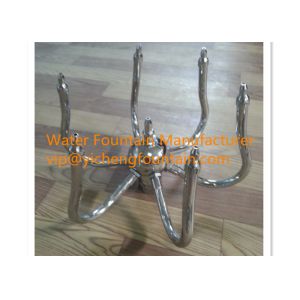 Rotation Dragon Nozzles Head / Water Fountain Nozzles Brass With Chrome Material