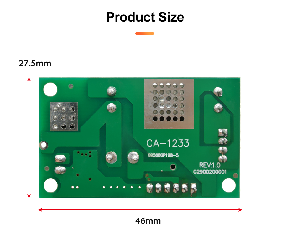 CA-1233 DC Converter Board 12V 5V 3.3V Step Down Power Module with Standard Date Code