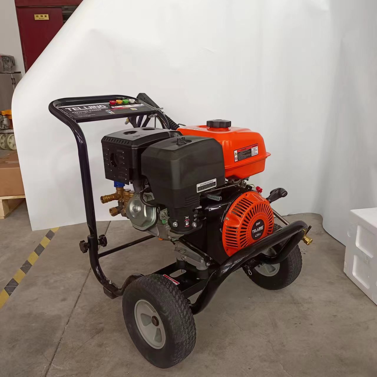 190F 420cc Gasoline High Pressure Washer 4200PSI/290Bar 1.5KW Water Jet Cleaning Machine