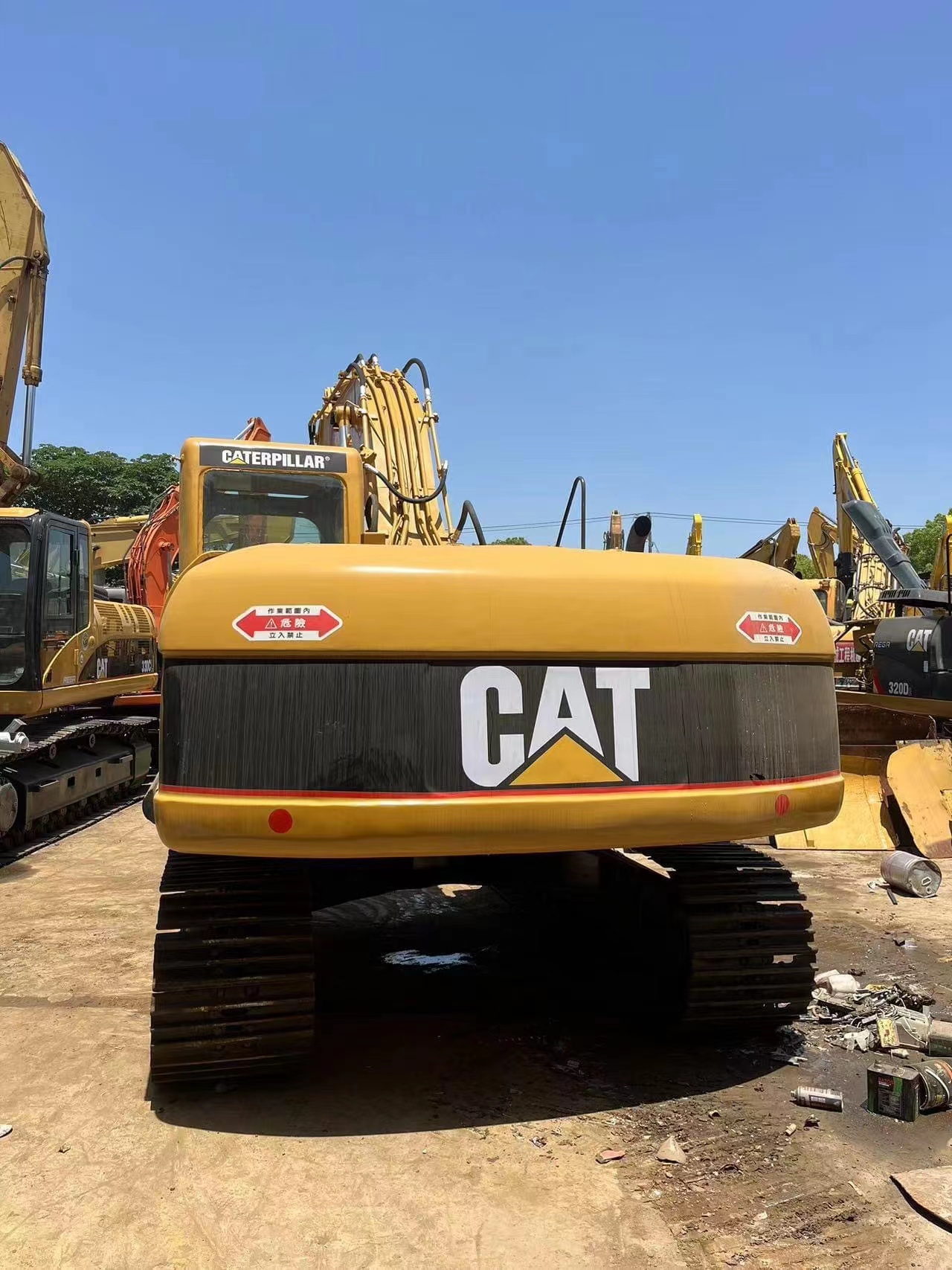 20T Caterpillar Excavator Used Excavator Cat320c 110KW Power