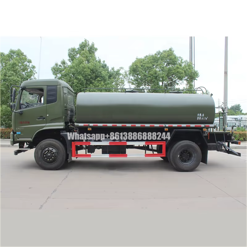8000-14000 Liters Water Sprinkler Truck Water tank 4 All-wheel Drive Truck 4wd Truck