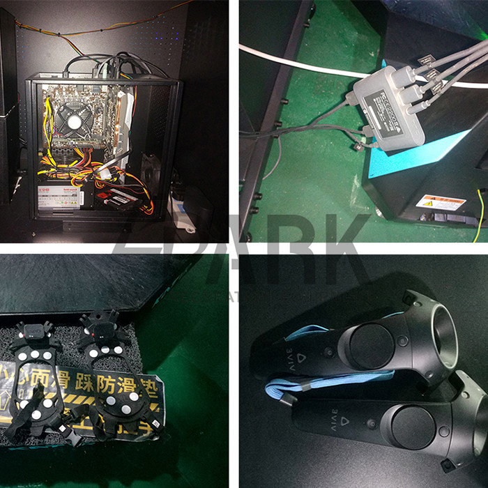 Metal / Acrylic Material Virtual Reality Simulator Attractive Appearance